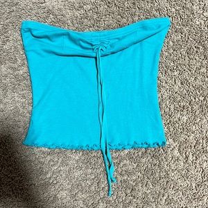 Blue tube top/skirt